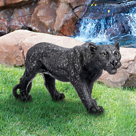 Design Toscano Shadowed Predator Black Panther Statue & Reviews | Wayfair