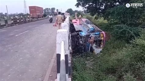 Bus Accident छत्रपती संभाजीनगर जालना महामार्गावर भीषण अपघात २९