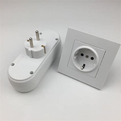 Socket European German Standard Three Expansion Socket With Switch Eu