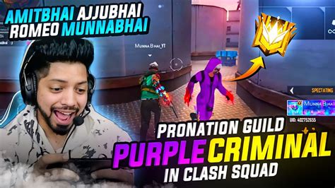 Ajjubhai Amitbhai Munna Romeo Vs Pro Nation Guild Purple Criminal