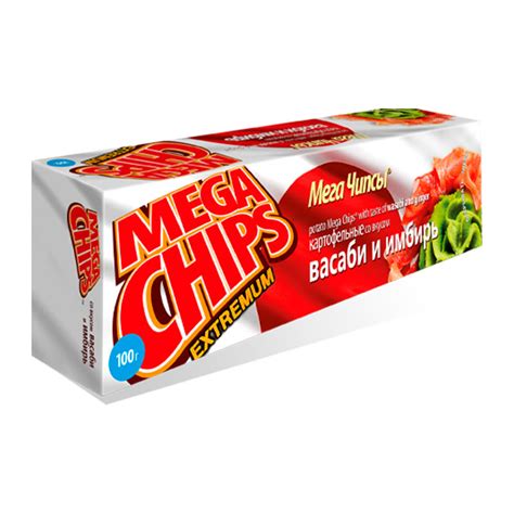 Чипсы васаби и имбирь Mega Chips, 100 г замовити з доставкою по всій ...