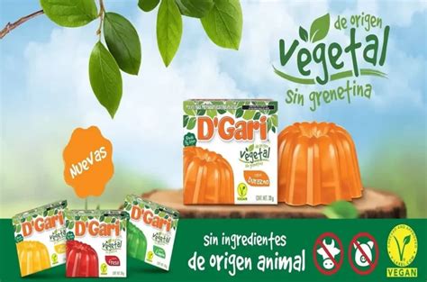 Gelatina vegana recibe certificación de Sello V Label