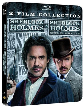 Sherlock Holmes Steelbook Coffret Int Grale Blu Ray K Ultra Hd Uhd