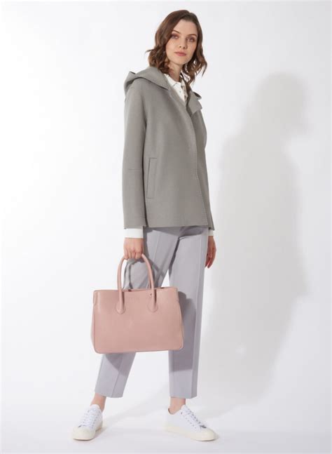 Pink Tote Bag In Genuine Leather Cinzia Rocca