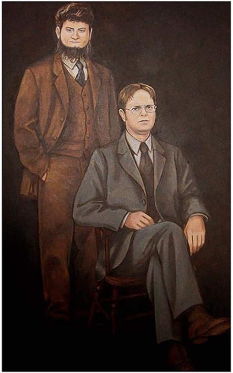 Dwight Schrute Mose Schrute Portrait The Office Poster