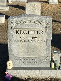 Matthew Joseph Kechter 1983 1999 Find A Grave Memorial Craig Scott