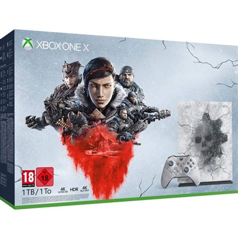 Consola Microsoft Xbox One X 1tb Editie Limitata Gears 5 Gri Crimson