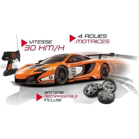 Mondo Motors Voiture télécommandée Mc Laren GT3 Echelle 1 10