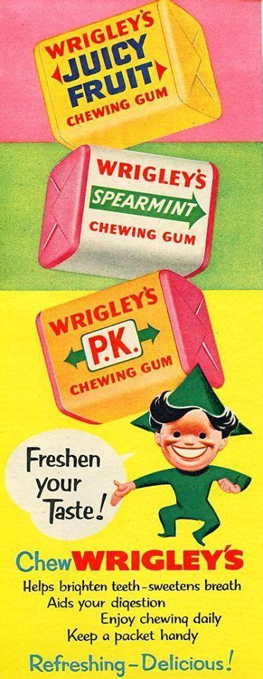 Wrigleys Chewing Gum Vintage Ads Vintage Advertisements Retro Ads