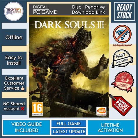 Pc Game Dark Souls 3 Deluxe Edition Offline Disc Pendrive Download Link Shopee Malaysia