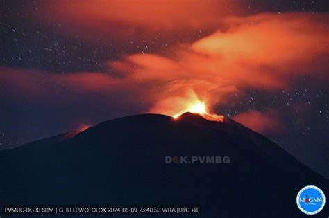 Badan Geologi Sebut Aktivitas Kegempaan Dari Gunung Ile Lewotolok Menurun