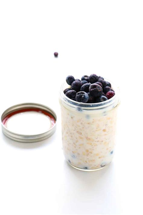 Blueberry Overnight Oats Baking Ginger