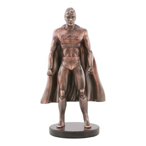 Moes Home Collection Nm-1042 Superhero Aluminum And Marble Superman Statue - Bronze - Walmart ...