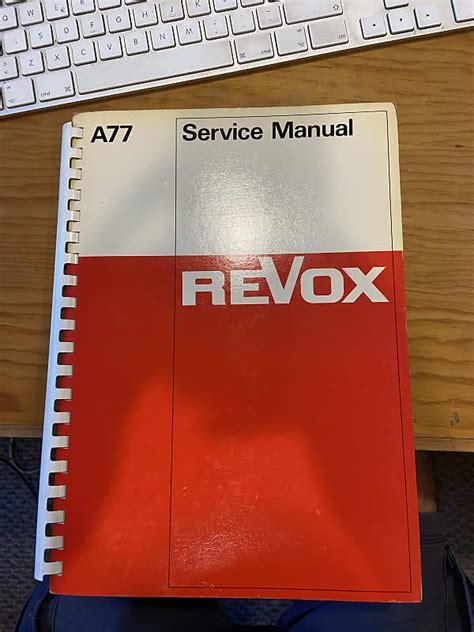 Revox A77 Service Manual | Reverb