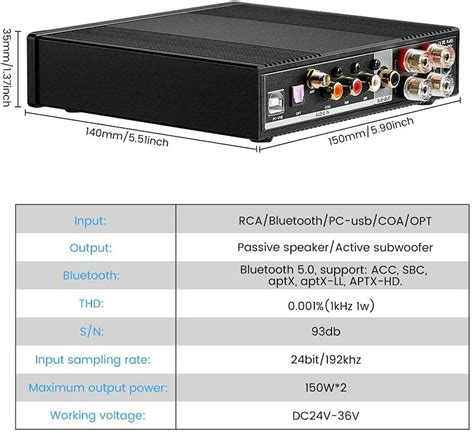Aiyima D03 Bluetooth Digital Power Amplifier – TechX Malaysia: Home ...
