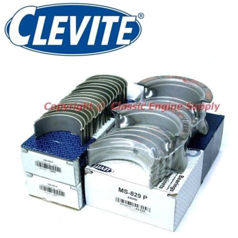 Clevite P Series Standard Size Rod Main Bearings Bb Chevy