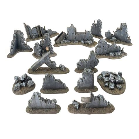 Buy War World Gaming War Torn City Large Rubble Kit Mm Sci Fi