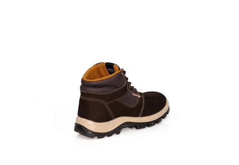 Bota de Segurança Bracol Denver Nobuck Marrom e Bico PVC COPE