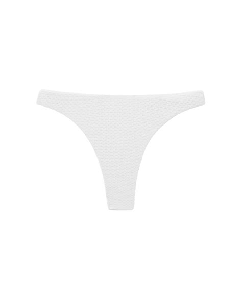 Partes De Abajo De Bikini Bottom Bora White Leblon Fio Marca Rio De Sol