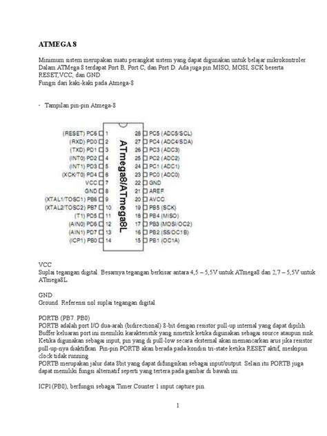 Atmega 8 | PDF