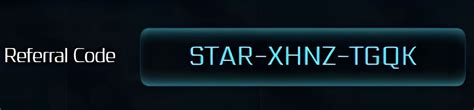 Star Citizen Referral Code STAR XHNZ TGQK Aide Et Guide