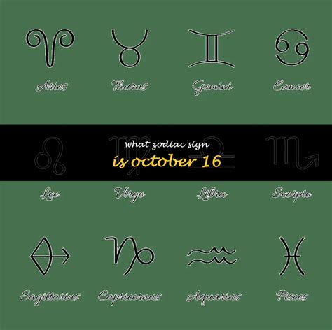 What Horoscope Sign Does October 16 Fall Under? | ShunSpirit