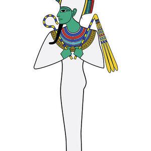 Osiris, god of afterlife, dead and resurrection in ancient Egypt ...