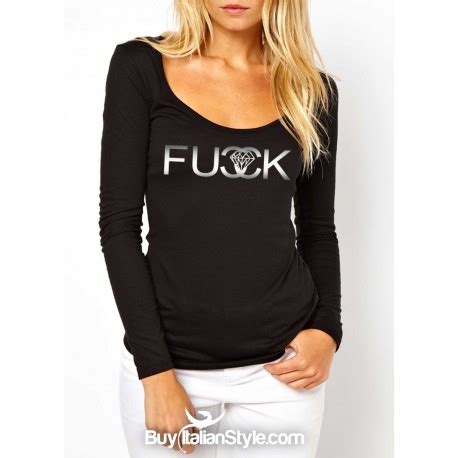 Long Sleeve Basic T Shirt Fuck