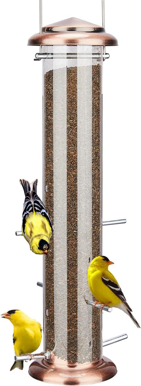 Amazon Kingsyard Metal Finch Feeder For Thistle Nyjer Seed Tube