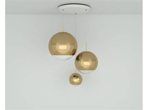 Tom Dixon Mirror Ball Multi Drop Pendants Scossa