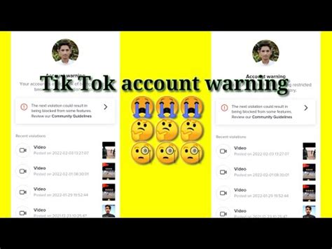 How To Tik Tok Account Warning Problem Tiktok Community Guidelines