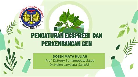 Ppt Genetika Pengaturan Ekspresi Gen Dan Perkembangan Gen Ppt