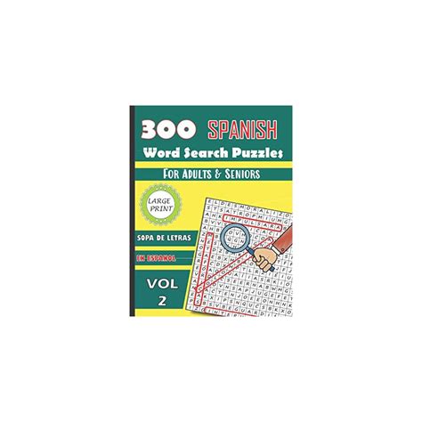 Buy 300 Spanish Word Search Puzzles For Adults And Seniors Large Print Sopa De Letras En Espanol