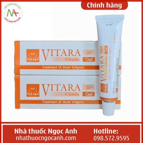 Thuốc Vitara Clinda Gel 15g Cách Sử Dụng Giá Bao Nhiêu Mua ở đâu