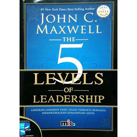 Jual Buku Motivasi Kepemimpinan Organisasi Sdm Hrd 5 Levels Of Leadership John C Maxwell