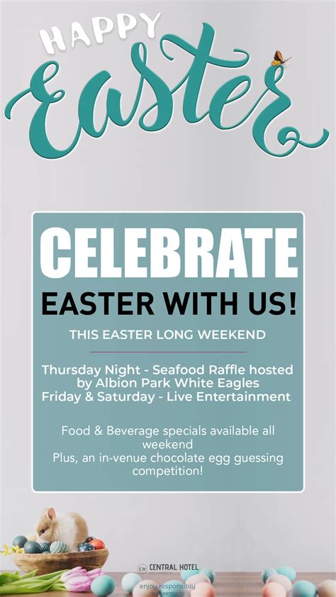 Easter Long Weekend Central Hotel Shellharbour Visit Shellharbour