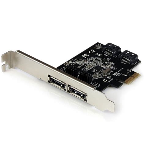 StarTech 2 Port PCI Express SATA 6 Gbps ESATA Controller Card