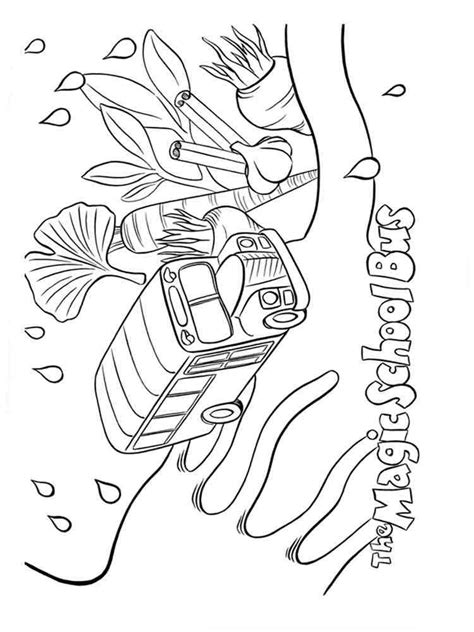 Magic School Bus coloring pages