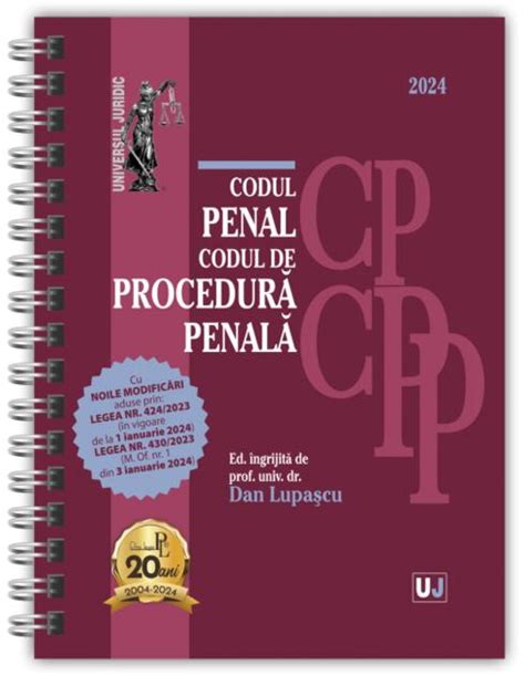 Codul Penal I Codul De Procedur Penal Ianuarie Edi Ie