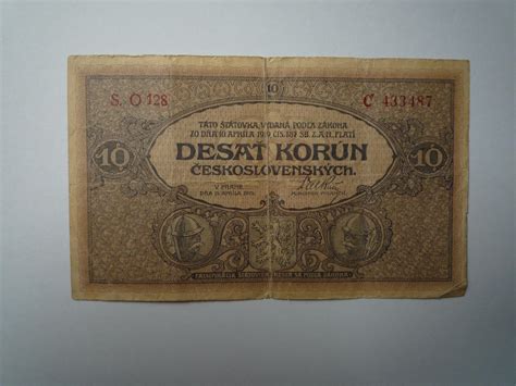 10 Korun 1919 Serie C Neperforovana Aukro