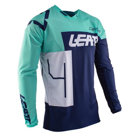 MX Jersey GPX 4 5 Lite türkis blau weiss Motocross Jerseys