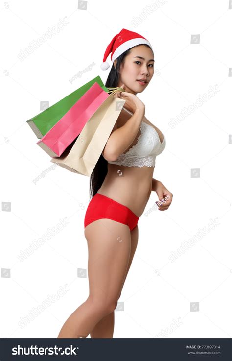 Beautiful Sexy Woman Wearing Bikini Red Stock Photo 773897314 Shutterstock