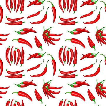 Hot Mexican Pepper Cayenne Fresh Mexican Vector Cayenne Fresh