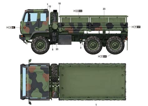 35 us m1083 fmtv standard cargo truck 6x6 trumpeter 1 35 us m1083 fmtv ...