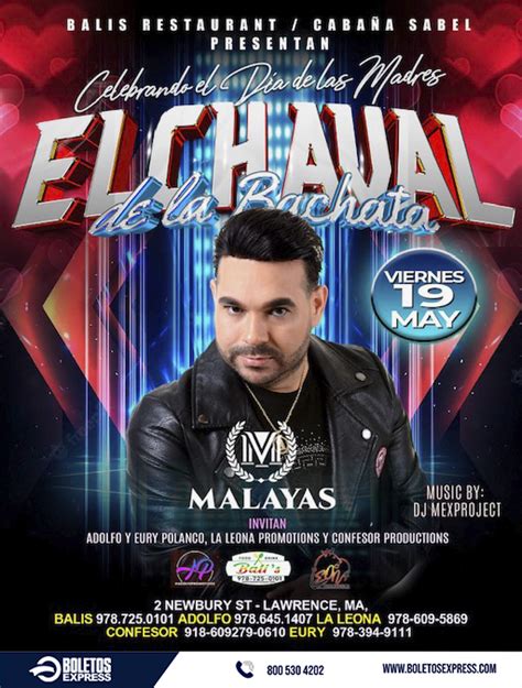 EL CHAVAL DE LA BACHATA Tickets BoletosExpress