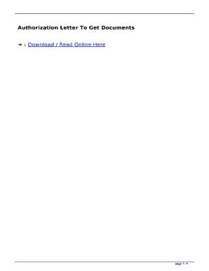 Fillable Online Authorization Letter To Get Documents Xivryho Ebook
