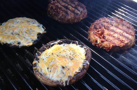 Grilled Portabella Burgers Recipe on the new Char-Broil Kettleman