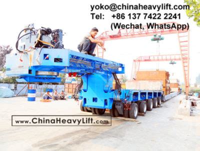 Compatible Goldhofer THP SL Heavy Duty Modules Chinaheavylift 8 Axle