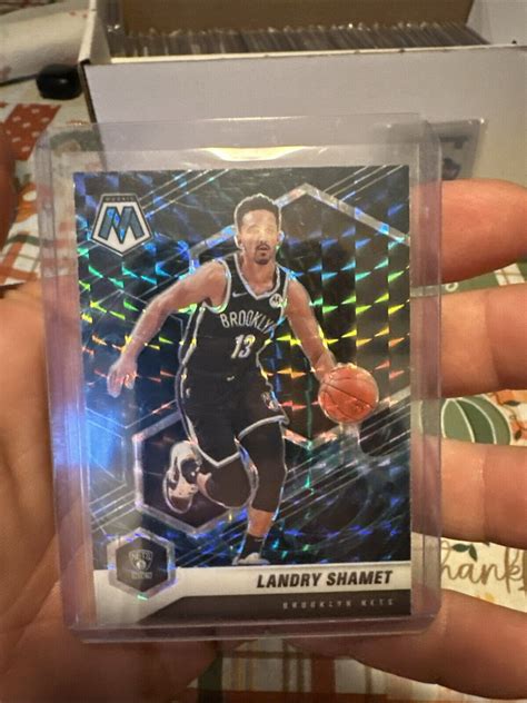 2020 21 Mosaic Basketball Landry Shamet PRIZM GENESIS CARD BROOKLYN