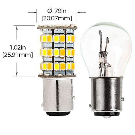 1157 Switchback Led Bulb Dual Function 60 Smd Led Tower A Type Bay15d Bulb Super Bright Leds